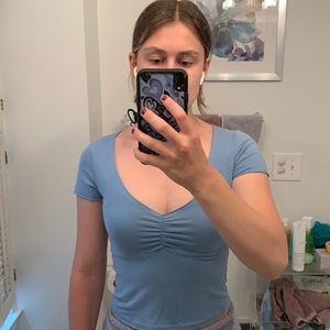 brandy melville blue gina top